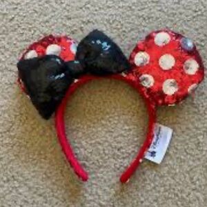 Disney Red and Black Polka Dot Minnie Mouse Ears